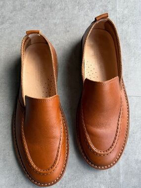 Astorflex Patnoflex Travel Stitch Loafer, America Tan, men's 8